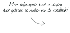 Informatie balkje